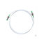 Simplex optique blanc 0.9MM de tresse de fibre de la corde de correction de fibre de PVC LC 1.5M G652D