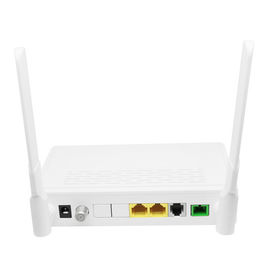 12V unité optique de réseau d'Onu de fibre du modem 1Ge+1Fe+Wifi+Catv+Pots de C.C Epon FTTH Onu